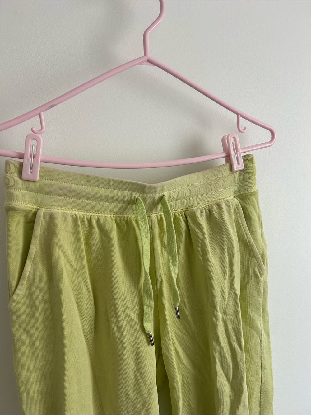 Old Navy Light Lime Green Drawstring Waist Pants